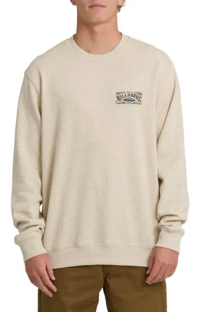 Billabong Short Sands Long Sleeve Graphic T-shirt In Neutral