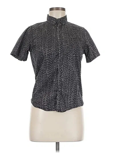 Pre-owned Billabong Short Sleeve Blouse In Gray