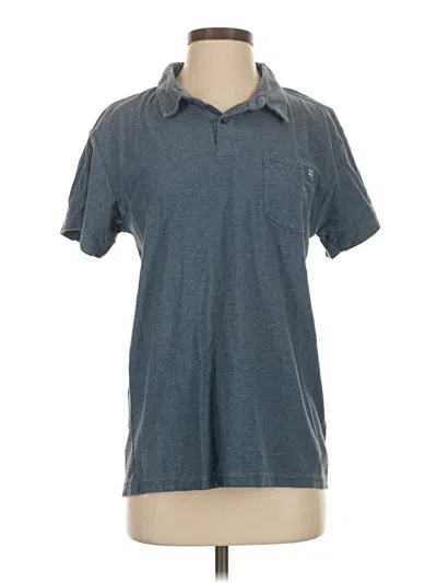 Pre-owned Billabong Short Sleeve Button Down Shirt In Gray