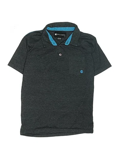 Pre-owned Billabong Kids' Short Sleeve Polo Shirt In Gray