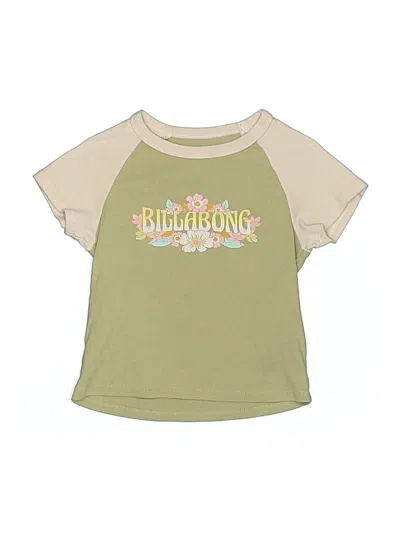 Pre-owned Billabong Kids' Short Sleeve T-shirt In Green