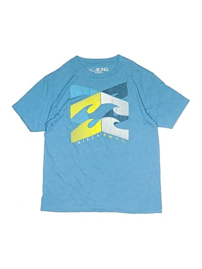 Pre-owned Billabong Kids' Short Sleeve Top Blue Tops