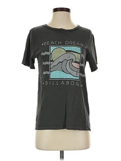 Pre-owned Billabong Short Sleeve T-shirt In Gray