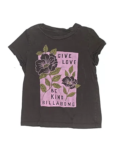 Pre-owned Billabong Kids' Short Sleeve T-shirt In Gray