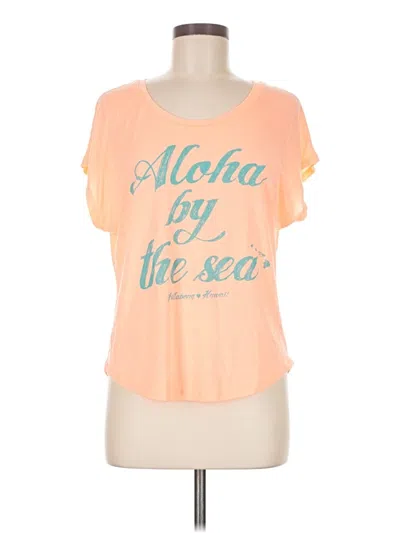 Pre-owned Billabong Short Sleeve T-shirt In Orange