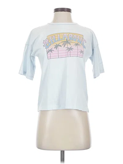 Pre-owned Billabong Short Sleeve T-shirt In Silver