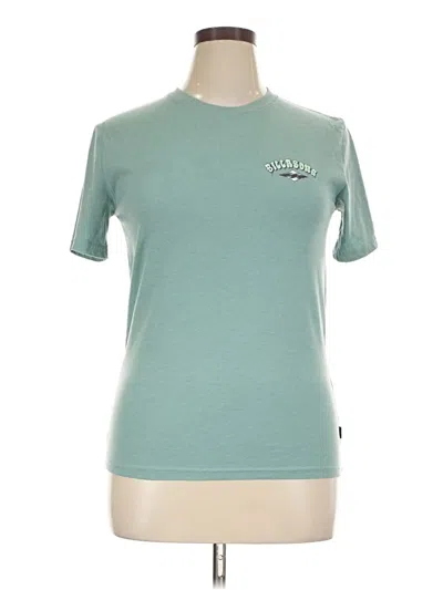 Pre-owned Billabong Short Sleeve T-shirt In Teal
