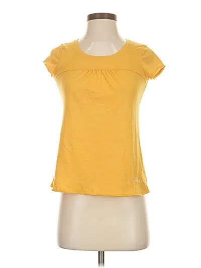 Pre-owned Billabong Short Sleeve T-shirt In Yellow