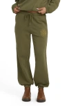 Billabong Sightseer Wave Graphic Fleece Sweatpants In Green