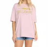Billabong Since 73 Short Sleeve Tee In Haze In Pink