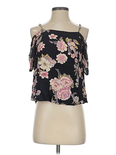 Pre-owned Billabong Sleeveless Blouse In Black