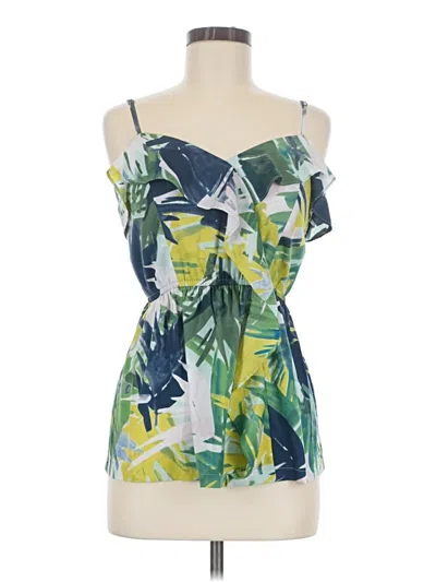 Pre-owned Billabong Sleeveless Blouse In Green