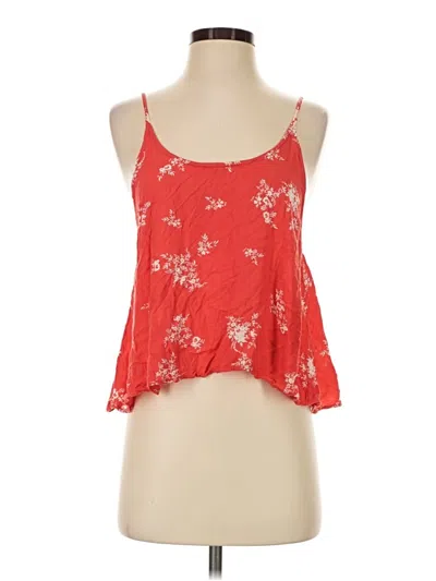 Pre-owned Billabong Sleeveless Blouse In Red
