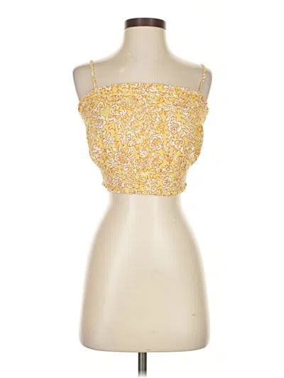 Pre-owned Billabong Sleeveless Blouse In Yellow