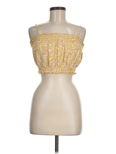 Pre-owned Billabong Sleeveless Blouse In Yellow