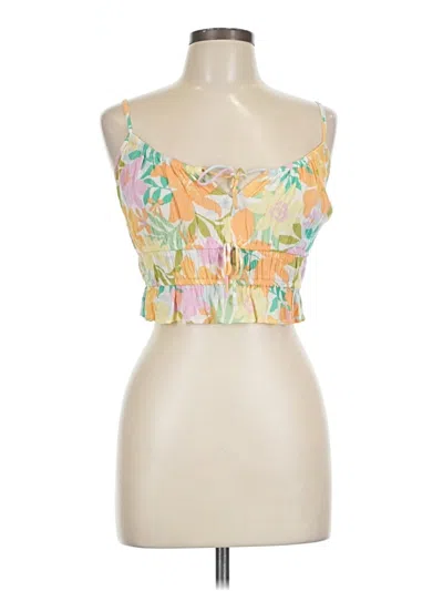 Pre-owned Billabong Sleeveless Blouse In Yellow