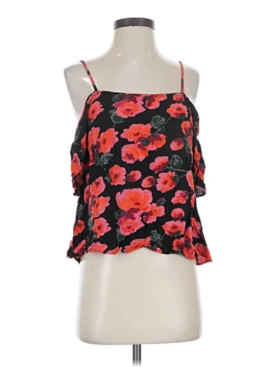 Pre-owned Billabong Sleeveless Top Black Halter Neckline Tops
