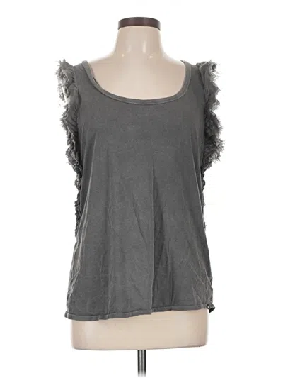 Pre-owned Billabong Sleeveless Top Gray Scoop Neck Tops