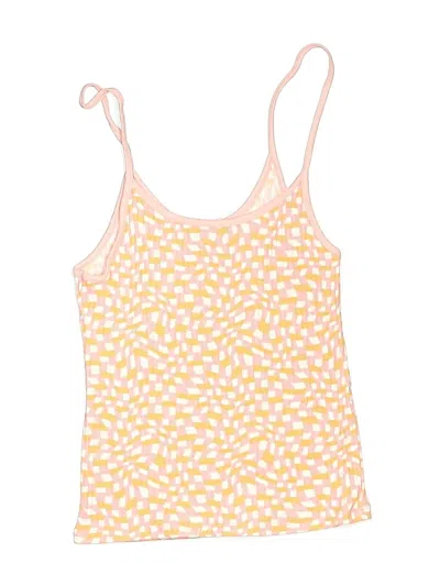 Pre-owned Billabong Kids' Sleeveless Top Orange Halter Neckline Tops