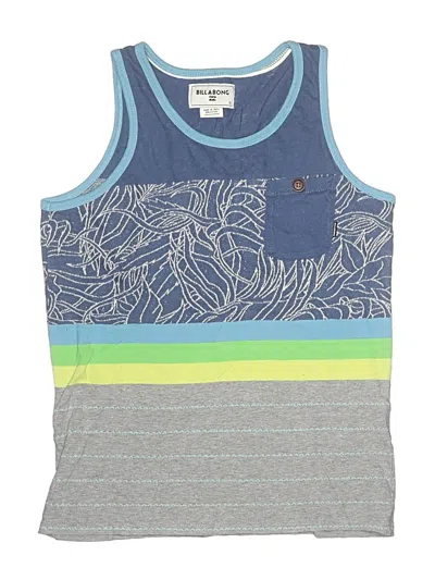 Pre-owned Billabong Kids' Sleeveless T-shirt In Blue