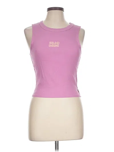 Pre-owned Billabong Sleeveless T-shirt In Pink