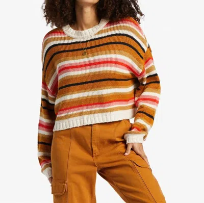 Billabong So Bold Stripe Sweater In Multicolor