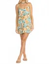 Billabong So Chill Mini Dress In White Print In Multi