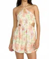 Billabong So Golden Romper In Butter In Multi