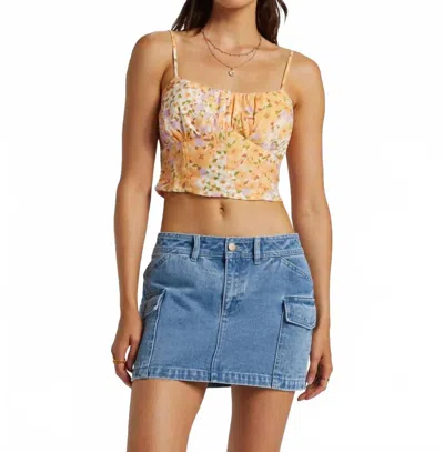 Billabong So Simple Top In Yellow