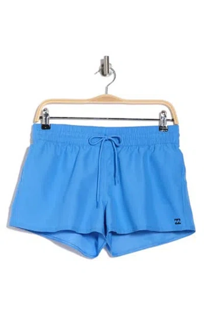 Billabong So Well Cover-up Shorts In Blue