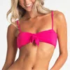Billabong Sol Searcher Crop Bikini Top In Fiesta In Pink