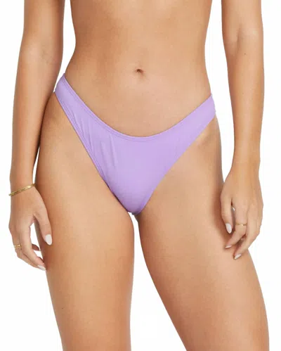 Billabong Sol Searcher Hike Bikini Bottom In Prism Violet In Purple