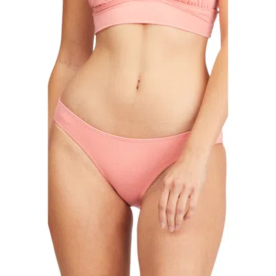 Billabong Sol Searcher Lowrider Bikini Bottoms In Pink