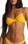 Billabong Sol Searcher Morgan Underwire Bikini Top In Nectar Pop