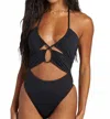 Billabong Sol Searcher One-piece Swimsuit In Black In Black