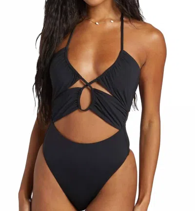 Billabong Sol Searcher One-piece Swimsuit In Black