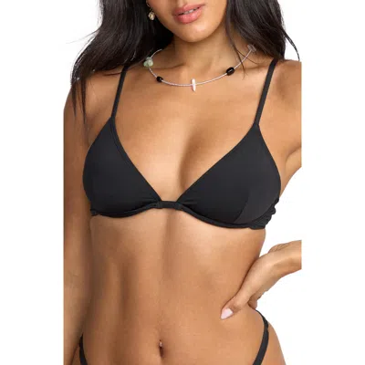 Billabong Sol Searcher Reese Underwire Bikini Top In Black