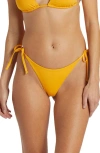 Billabong Sol Searcher Side Tie Bikini Bottoms In Nectar Pop