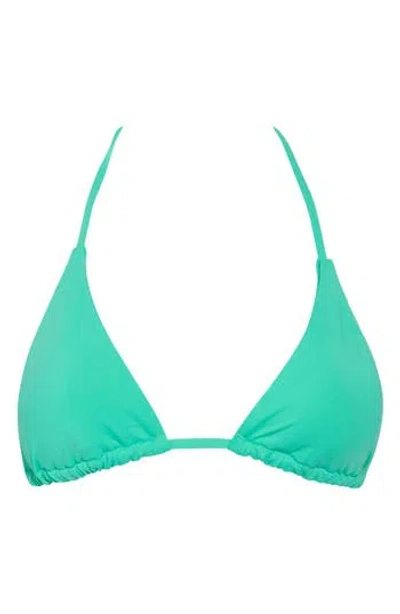 Billabong Sol Searcher Triangle Bikini Top In Green Tropics