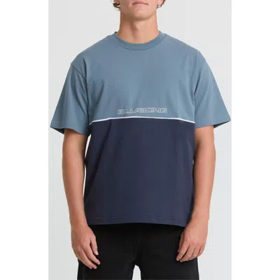 Billabong Spec 37 Legacy Colorblock Cotton T-shirt In Blue