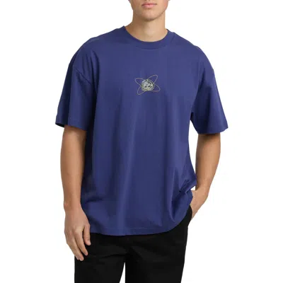 Billabong Spec 73 Og Cotton Graphic T-shirt In Blue
