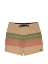 Billabong 스피너 스트라이프 드로스트링 스윔 쇼츠 In Multi