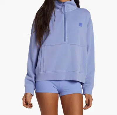 Billabong Stay On The Path Half Zip In Cosmic Blue