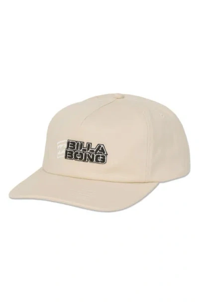 Billabong Straddie Baseball Cap In Neutral