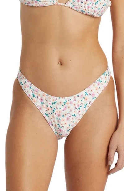 Billabong Stuck On You Tanlines Bikini Bottoms In Multi