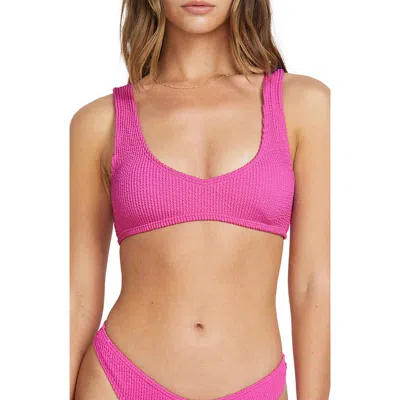 Billabong Summer High Jesse Bikini Top In Pink