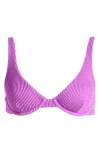 Billabong Summer High Ruby Underwire Bikini Top In Bright Orchid
