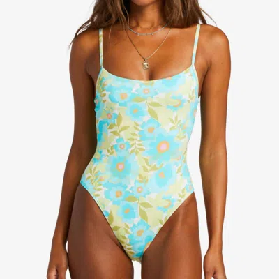 Billabong Summer Sky Floral One-piece Swimsuit In Multi