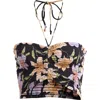 Billabong Summer Sunshine Smocked Crop Tank