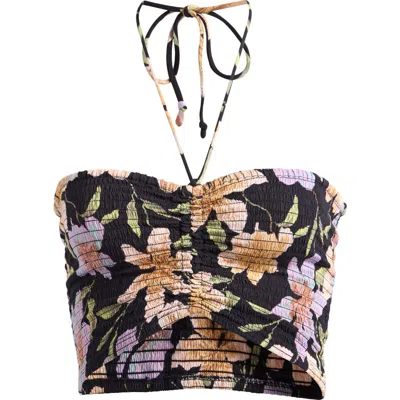 Billabong Summer Sunshine Smocked Crop Tank